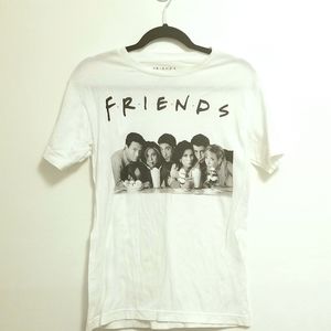 Friends TV Show Short Sleeved White T-Shirt Unisex